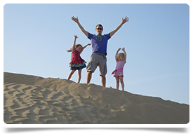 JIm Godsal and family - Desert