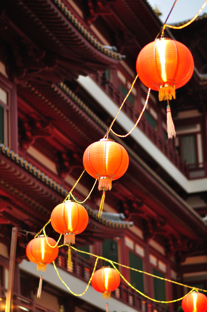 Red Lanterns, Chinatown, Singapore